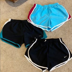 Nike girl running shorts